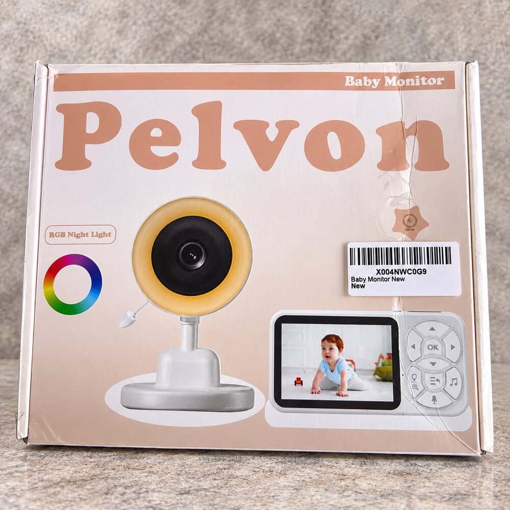 NEW Pelvon C4 Video Baby Monitor HD Camera RGB Night Light 2-Way Audio